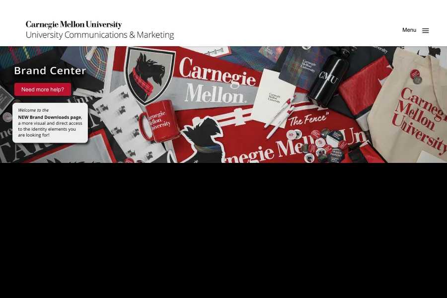 brand center homepage