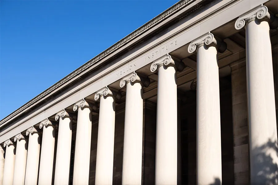 Exterior of the Mellon Institute building